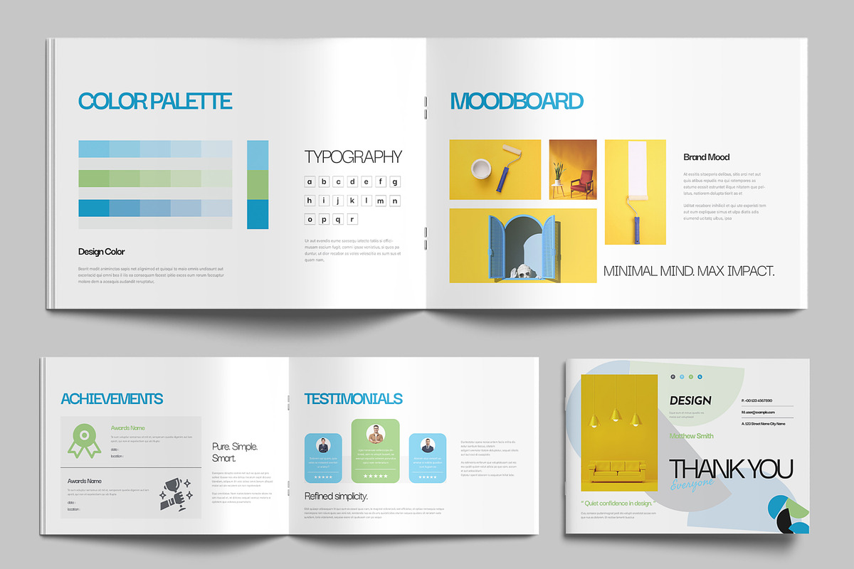 Minimal Portfolio for Designers preview 6