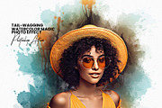 Tail-Wagging Watercolor Magic Action, an Action Add-On by MRI STUDIO (Thumbnail 1 of 9)