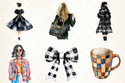 Black & White Decor Clipart, an Illustration by DreamCafeArt (Thumbnail 4 of 7)