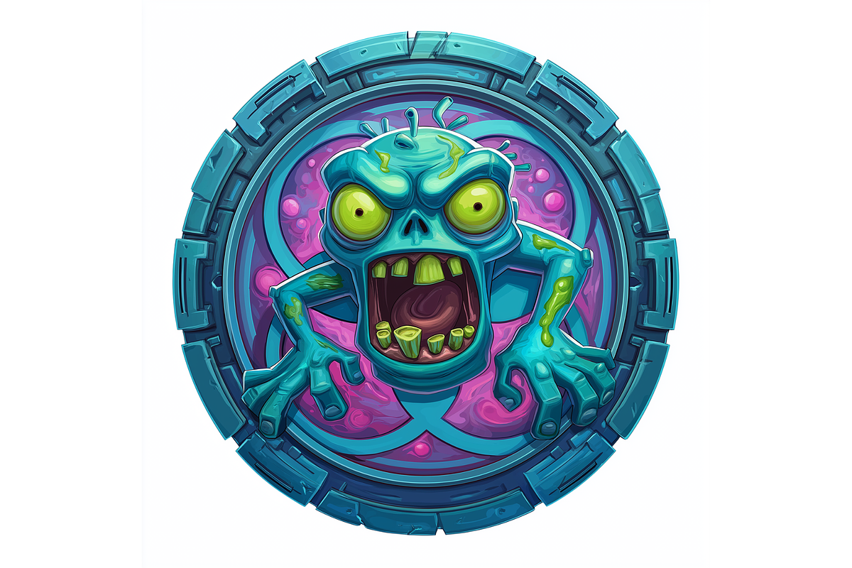 Prompt Bacteria Clipart Sublimation, a Decorative Illustration by Creative design (Photo 3 of 7)