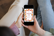Editable Thanksgiving Invitation, an Invitation Template by ForeverPrint (Thumbnail 3 of 7)