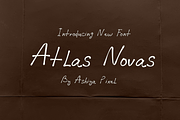 Atlas Novas Modern Handwriting Font, a Script Font by Ashiya Pixel (Thumbnail 1 of 9)