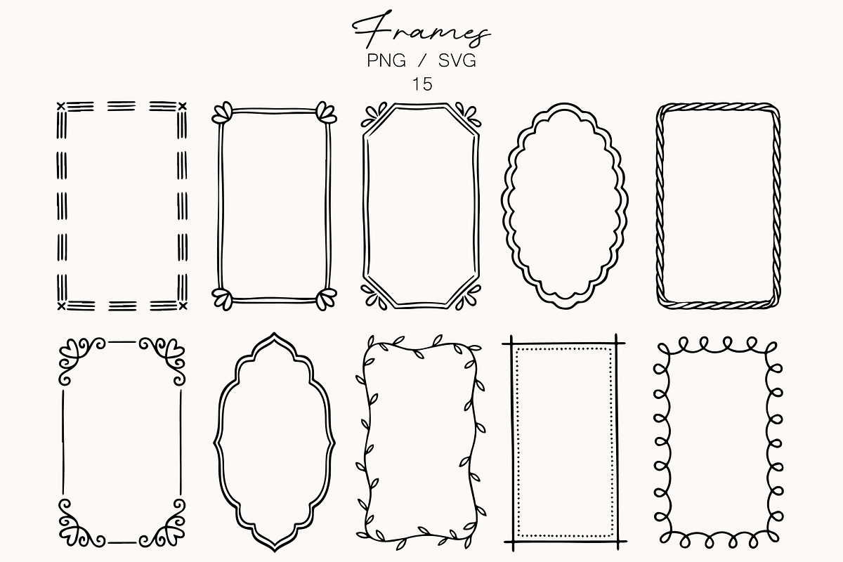 Hand Drawn Elegant Wedding 150+ SVG, an Object Illustration by DreamoraArt (Photo 10 of 12)