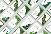 Nature background with leaves, a Decorative Illustration by foxndeer (Thumbnail 2 of 4)