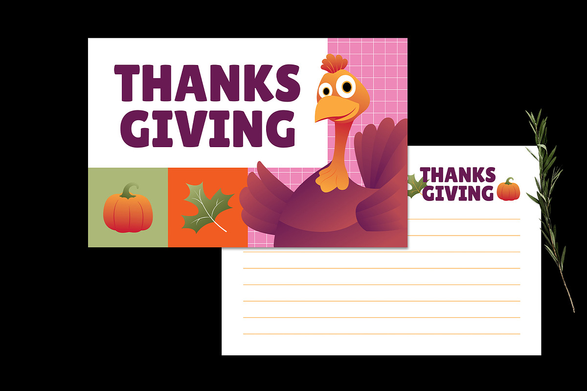 Thanksgiving Greeting Card, a Card Template by Neermana (Photo 4 of 4)