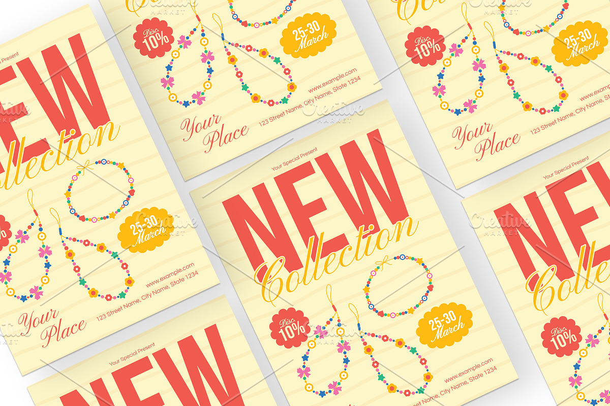 New Collection Beads Charm - Flyer, a Brochure Template by Izdihaar_Studio (Photo 2 of 4)