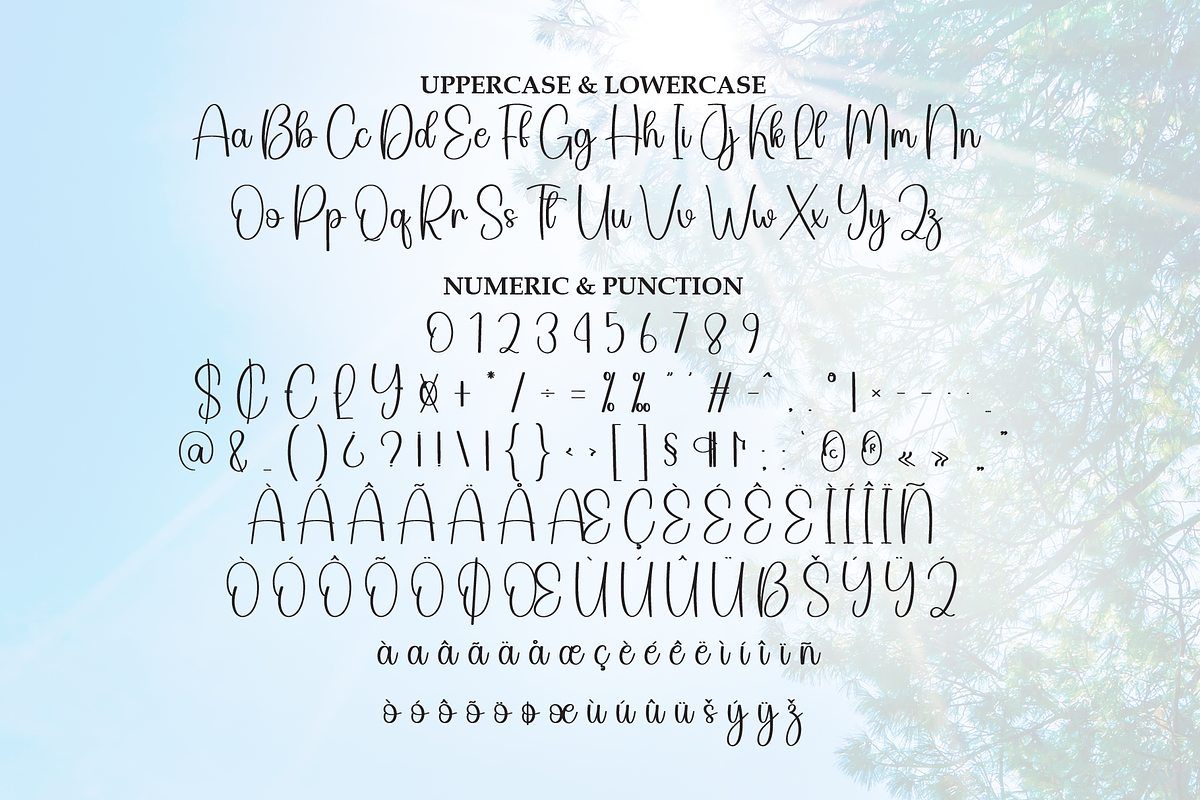 Bright Monday | Script Font, a Handwritten Font by Scratchones (Photo 7 of 9)