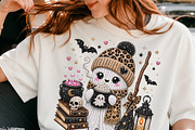 Cute Rhinestone Ghost PNG (3), a Seasonal Illustration by DreamCafeArt (Thumbnail 3 of 6)