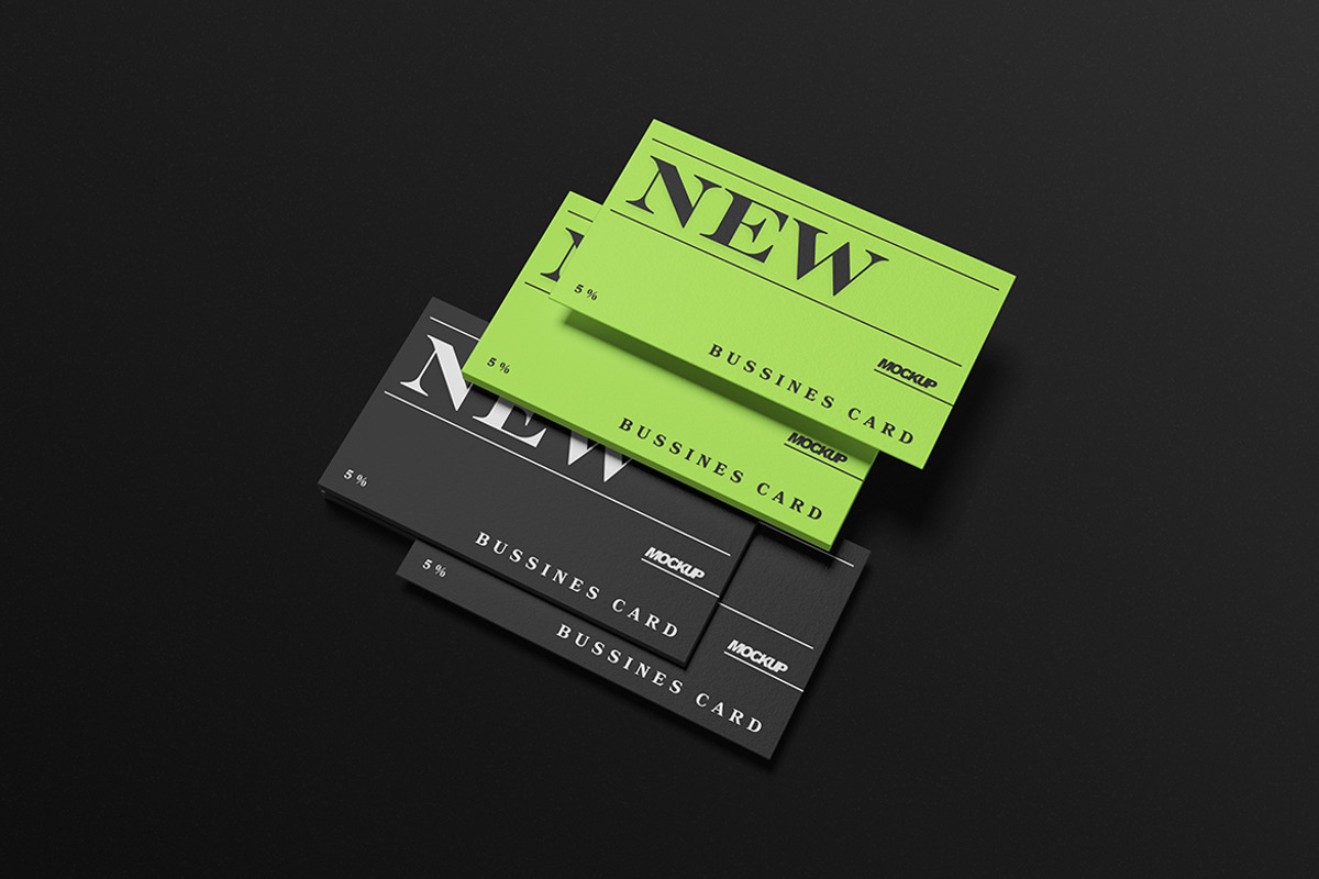 Minimal Business Card Mockup, a Merchandise Mockup by Pikachudesign (Photo 3 of 5)