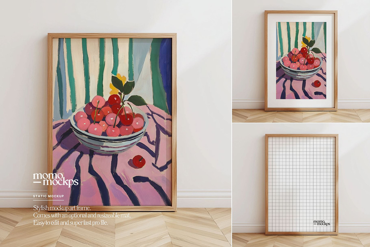 Leaning Frame Mockup | Poster Mockup, a Household Mockup by momomockps (Photo 4 of 8)