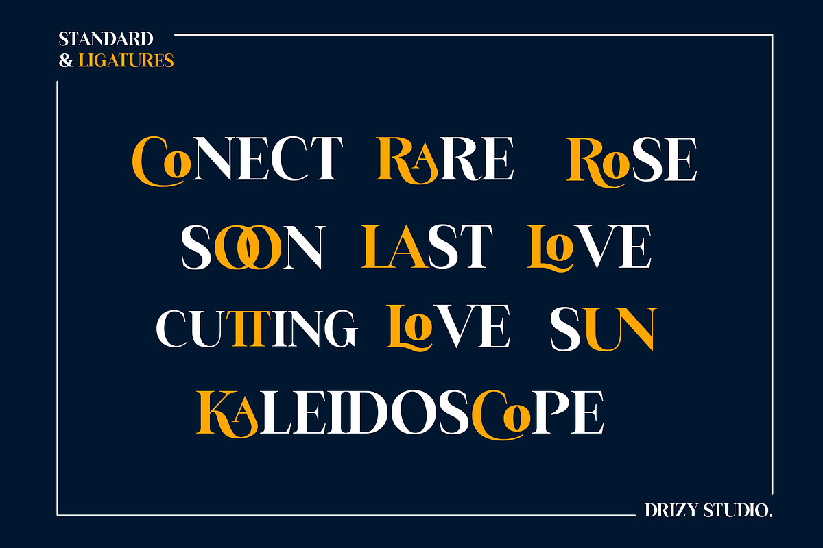 Losche, a Font by Drizy (Photo 2 of 10)