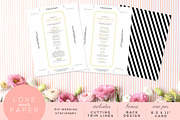 Wedding Program Template P1001, a Stationery Template by Love Meets Paper (Thumbnail 2 of 2)