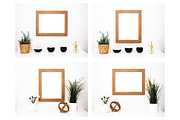 Frame Mockup Bundle - Monstera, a Household Mockup by Saguaro Digital (Thumbnail 4 of 9)