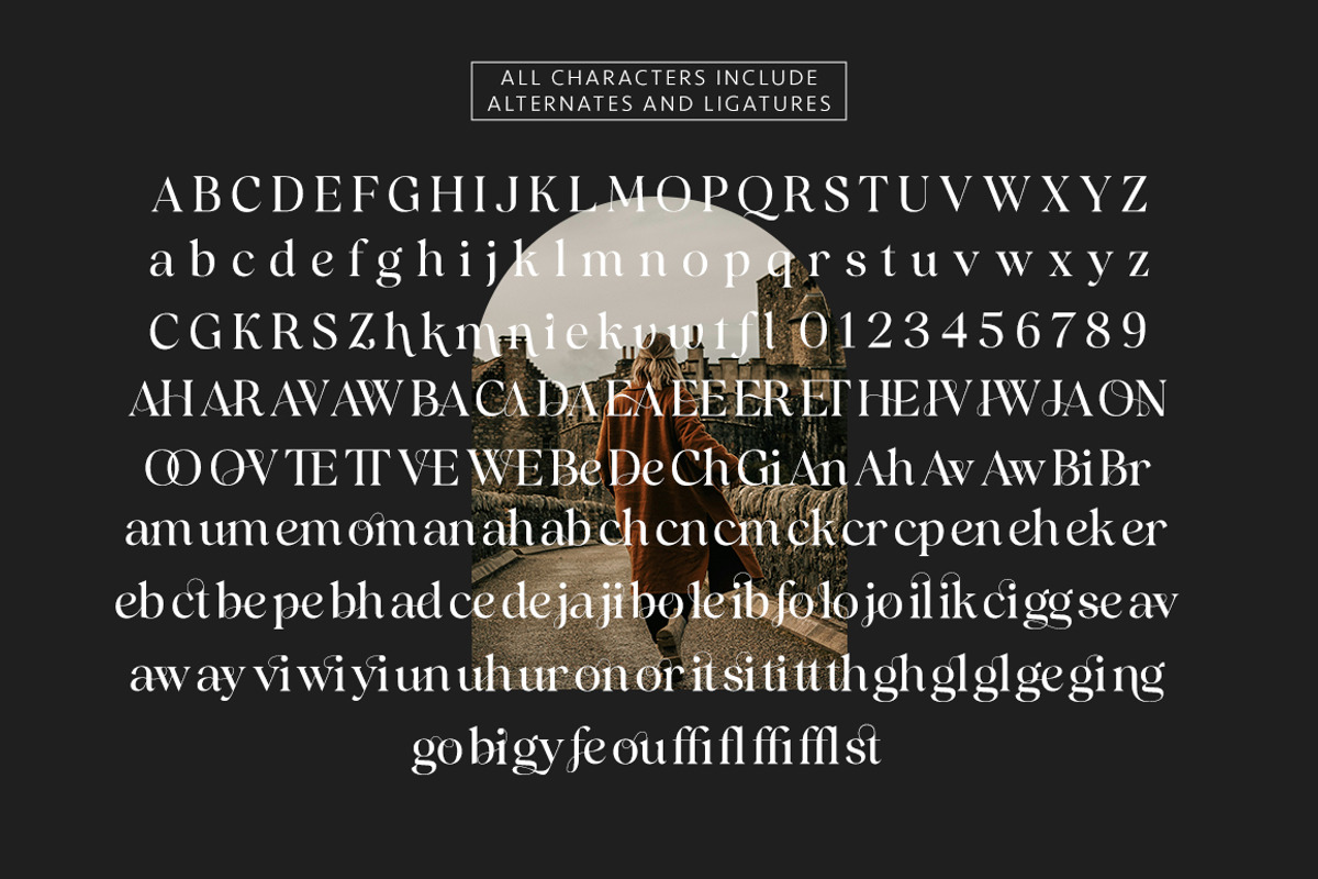 Blinkosta - Unique Ligature Serif, a Serif Font by Mytha Studio (Photo 15 of 15)