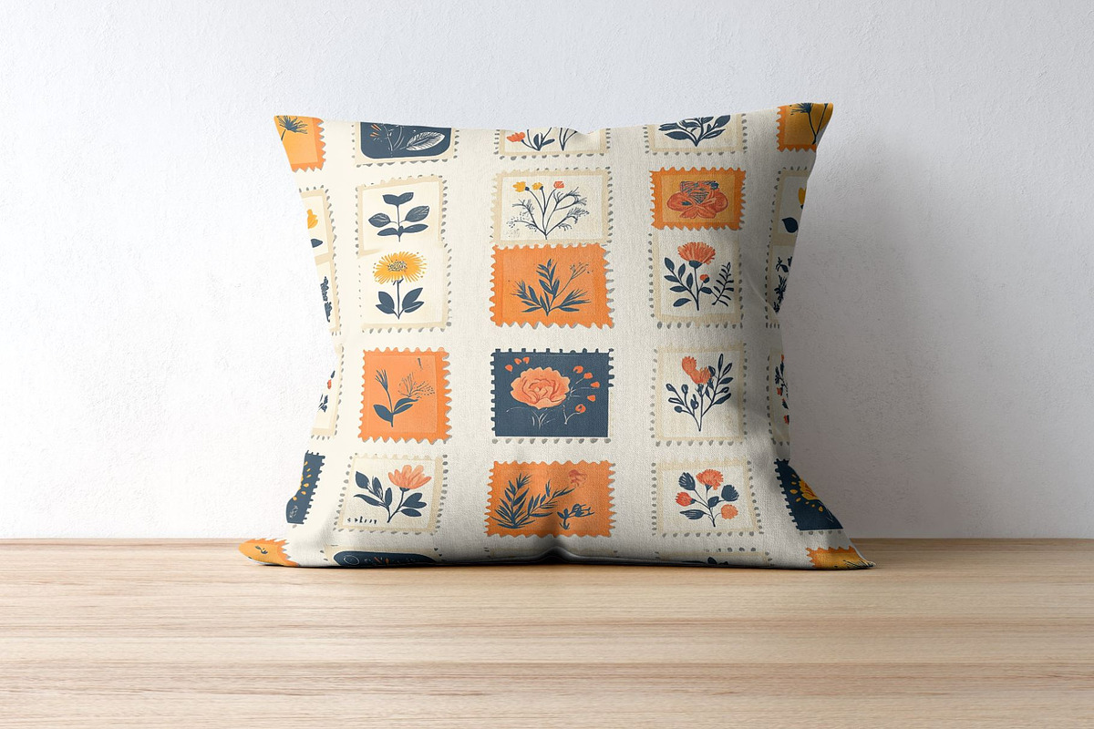 12 Cheery Floral Stamps Patterns, a Pattern Graphic by Inknfolly (Photo 4 of 7)