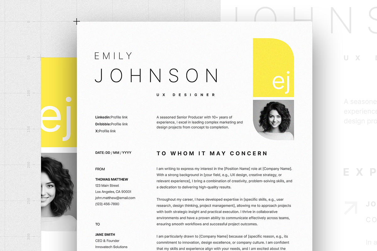 Resume/CV, a Resume Template by Reuix Studio (Photo 4 of 6)