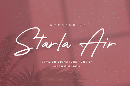 Starla Air - Stylish Signature Font, a Font by RHD Creative Studio