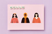 5 Harmony in Diversity Female Set, a Person Illustration by jongcreative (Thumbnail 2 of 4)