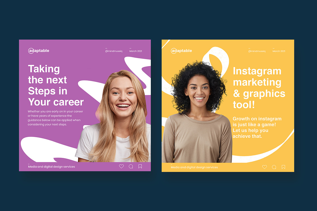 Adaptable- Social media Pack, a Social Media Template by MindMuse (Photo 12 of 22)