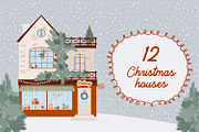 Snowy Village Christmas Collection, a Seasonal Illustration by Mio Buono (Thumbnail 11 of 19)
