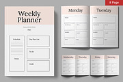 Planner Template Bundle, a Stationery Template by ContestDesign (Thumbnail 28 of 39)