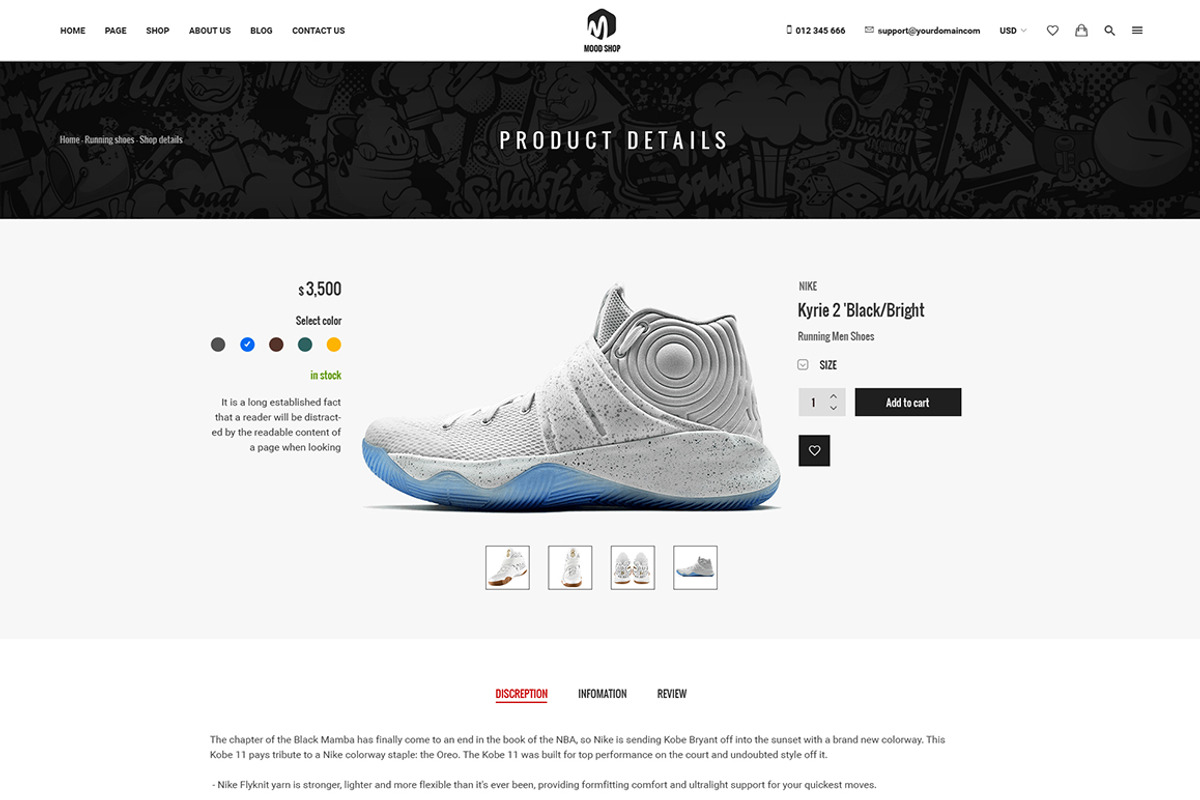 Moodshop - Modern eCommerce PSD, a Websites & App Template by Digipieces (Photo 5 of 12)