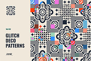 Glitch Deco Patterns Vol. 02, a Pattern Graphic by dvtchk (Thumbnail 2 of 4)