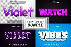 Font Text Effect 3d Editable Vol 37