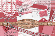 Valentine Scrapbook & Journal Kit, a Decorative Illustration by AlexandHer Digital Art (Thumbnail 1 of 4)