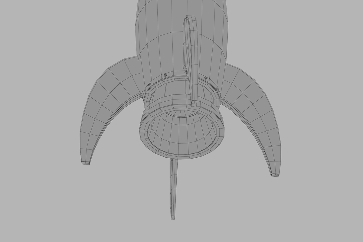 Spaceship rocketship cartoon simple, a Cars & Vehicle 3D Model by CGTech (Photo 10 of 15)