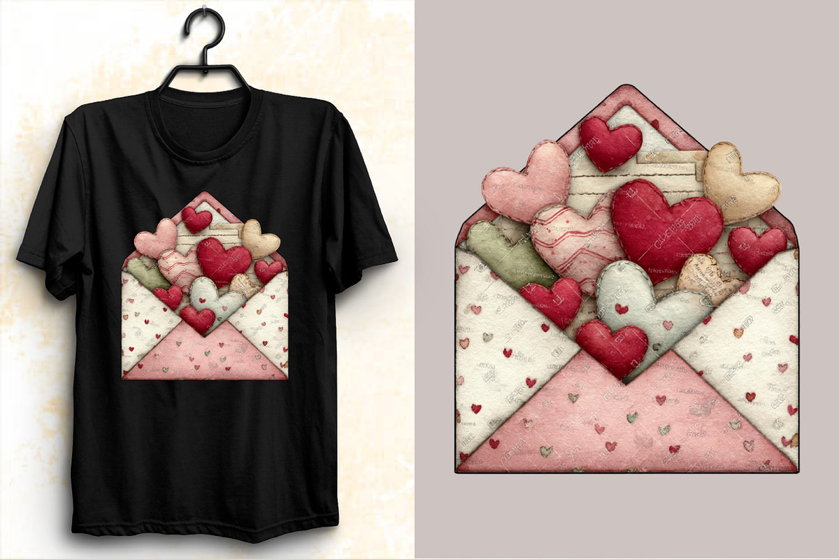 Romantic Valentine Letters Clipart B, an Illustration by SVGArt (Photo 3 of 8)