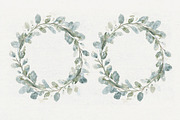 Watercolor Botanical Wreath Clipart, a Graphic by Creativeshirt (Thumbnail 10 of 13)