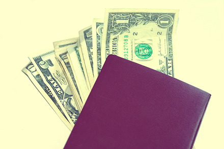 Money laundering in washer containing banknotes, cash, and conceptual preview 6