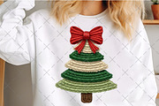 Coquette Faux Yarn Christmas Tree, an Illustration by Craft Nest (Thumbnail 3 of 5)