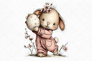 Whimsical Easter Clipart, an Illustration by Craft Nest (Thumbnail 11 of 11)