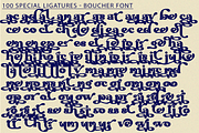 Boucher - Retro Ligature Font, a Serif Font by 177Studio (Thumbnail 7 of 8)