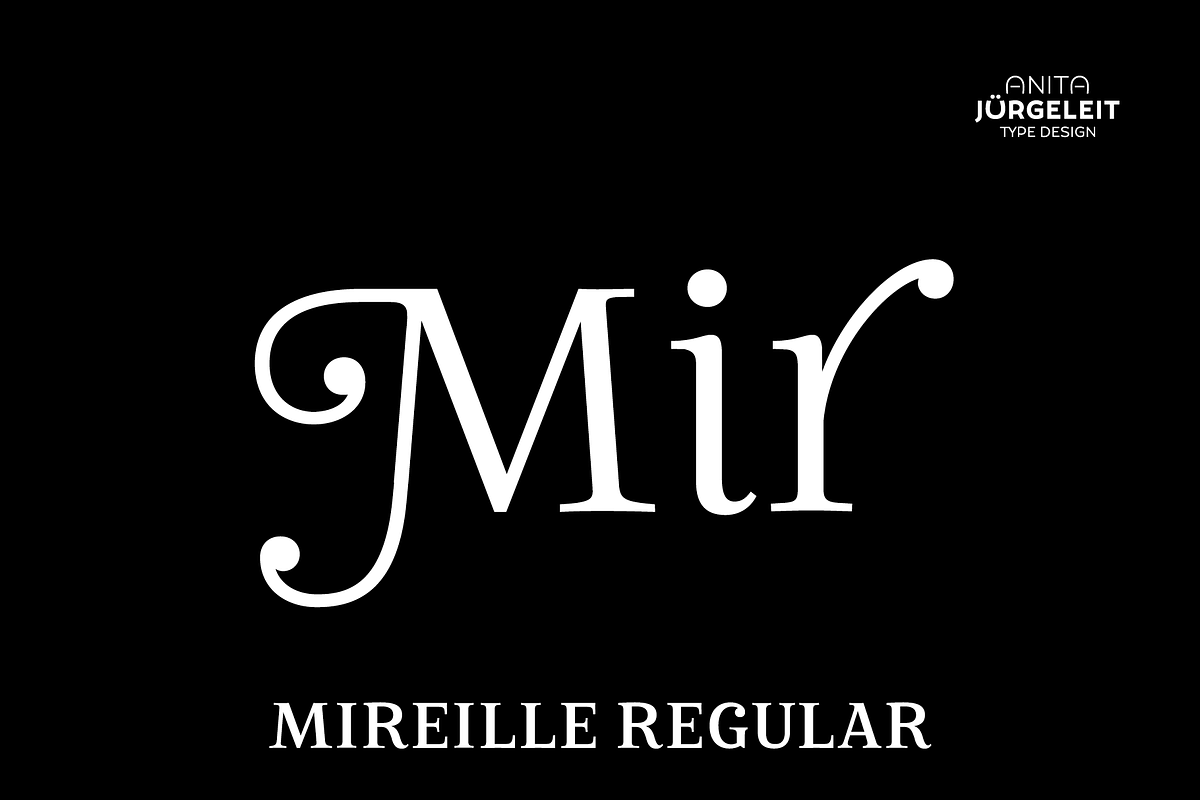 Mireille Regular, a Serif Font by TypeThis!Studio (Photo 1 of 4)