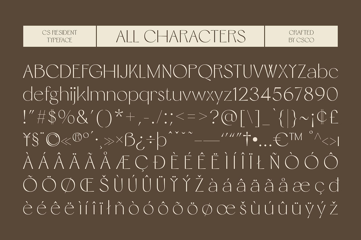 CS Resident – Elegant Font, a Sans Serif Font by Craft Supply Co. (Photo 8 of 8)