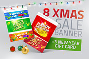 Christmas sale banner template, a Card Template by Re2deer (Thumbnail 1 of 5)