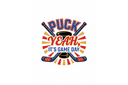 Hockey T-Shirt Design Graphic, an Object Graphic by balal (Thumbnail 3 of 3)