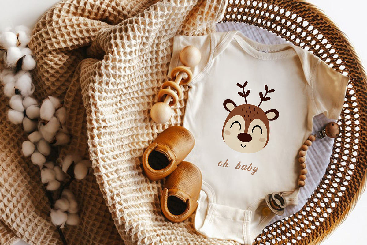 Newborn Baby Boy Clipart, an Object Illustration by JulzaArt (Photo 5 of 7)