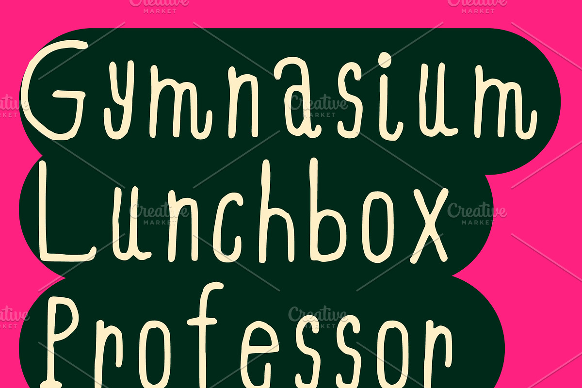 Yearbook - A Handmade Typeface, a Handwritten Font by PlayFont Studio (Photo 5 of 5)