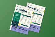Neo Brutalism Invoice, a Print Template by MMPixelCraft (Thumbnail 5 of 6)