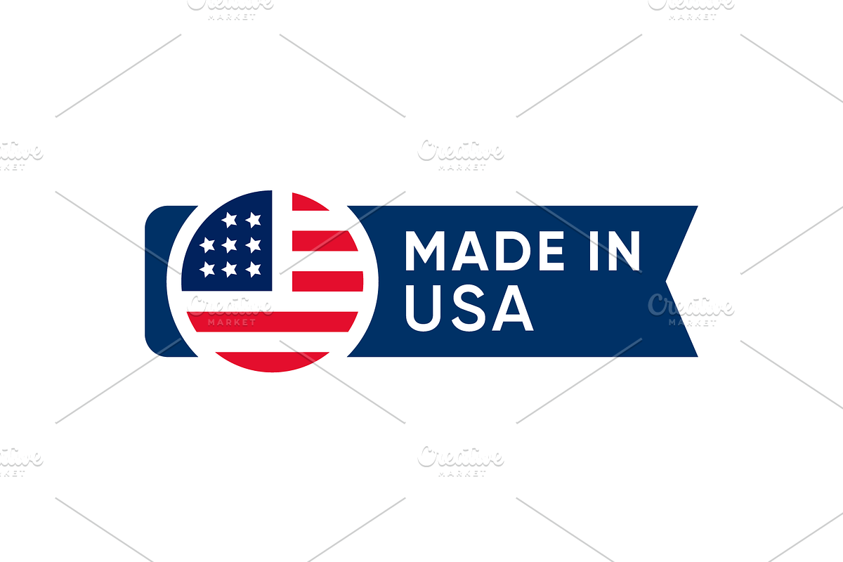 Made in USA Badge Label Bundle, an Illustration by Soufone (Photo 2 of 6)
