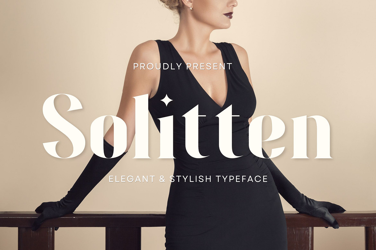 Solitten | Elegant Typeface, a Serif Font by Almeera Std (Photo 1 of 10)