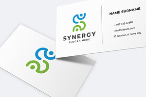 Synergy Letter S Logo, a Branding & Logo Template by Design_Planet