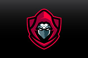 Ninja Esports Logo Templates, a Branding & Logo Template by kidzdsgn (Thumbnail 4 of 4)