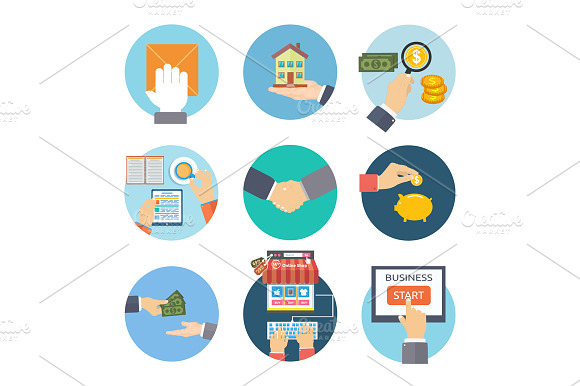 Business Concept Icons