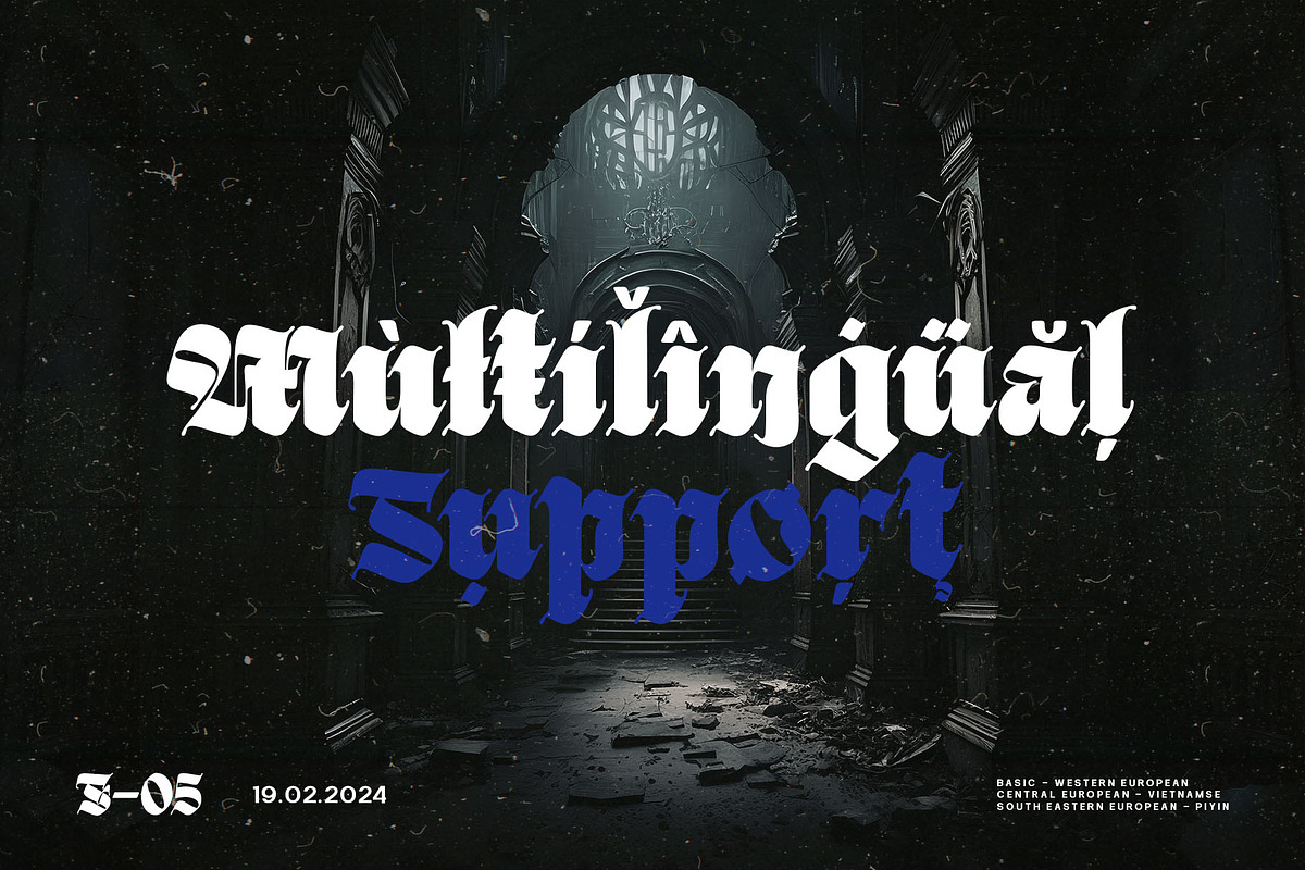 Black Great Typeface, a Blackletter Font by alit design (Photo 18 of 20)