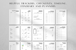 Instagram Planner Printable Canva